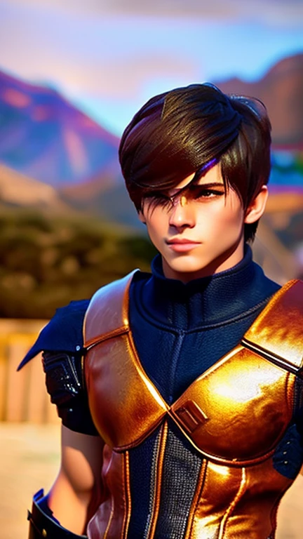 1 boy in tight combat outfit, highly detailed face and muscles, extreme action pose, fighting against enemy, digital art, cinematic lighting, award winning, epic battle scene, unreal engine, photorealistic, 8k, detailed facial features, chiseled jawline, piercing eyes, flowing hair, bulging biceps, tense muscles, dramatic shadows, cinematic perspective, dynamic composition, vivid colors, intense atmosphere, masterpiece, stunning realism