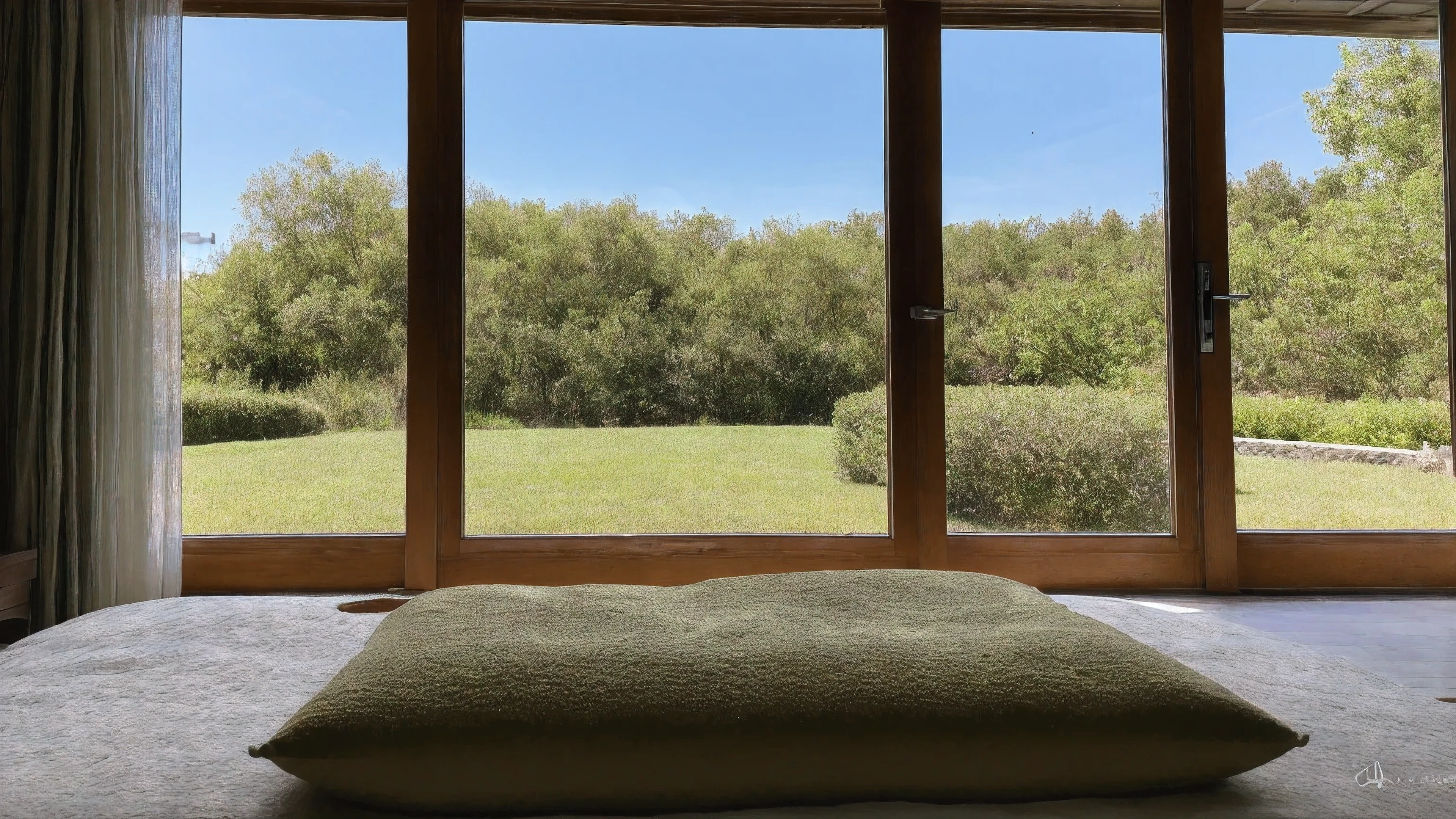 (highest quality,4K,8k,High resolution,masterpiece:1.2),Super detailed,(Realistic,photoRealistic,photo-Realistic:1.37),Portraiture,Korean Beauty,Fantasy,woman,Window seat,Sleep,Open wooden window,Neat window frames,Cloudy,Soft sunlight,Cozy atmosphere,Comfortable bed,relax,peaceful,Calm,quiet,Gentle Breeze,Light Curtains,silhouette,Calm,appease,Delicate colors,Tranquility,Lush greenery,plants and flowers,fresh air,dream-like,Elegant,Beautifully made bed,Cleanliness,elegant,Contemporary interior design,Calm ambiance,quiet moment,A fleeting thought,Heavenly Beauty.