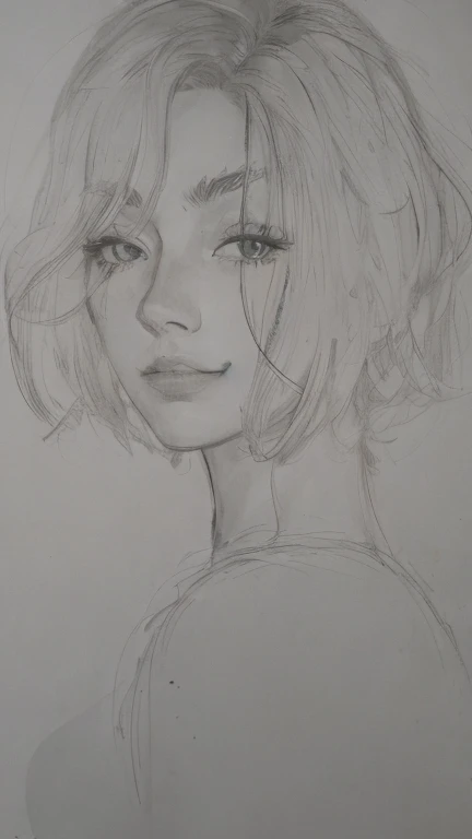 (best quality,4k,8k,Altas,master part:1.2),ultra-detalhado,(Realistic,fotorrealista,photo-realistic:1.37),close-up de uma mulher loira confiante com olhos verdes e pele clara.Exibindo seus cabelos curtos e loiros, She looks directly at the viewer with a defiant expression. There is a distinct scar on his eyebrow, Adding a touch of intrigue and character to your face. Lighting emphasizes the details on your face, Enhance the realism of the image. The portrait is rendered in a photorealistic style, capturing every intricate detail and texture of your features. A paleta de cores destaca sua tez clara e complementa seus olhos verdes. Cavaleira