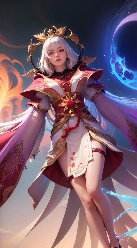 Face demon slayer art, masterpiece, ((perfect eyes)) best quality, ((perfect hair)) best quality, (semirealism:1.9), beautiful lighting, (extremely detailed CG unity 8k fhd wallpaper), High Detail, Sharp focus, dramatic outdoors, 1 girls ,19 years old, white hair, light purpel eyes, smile.