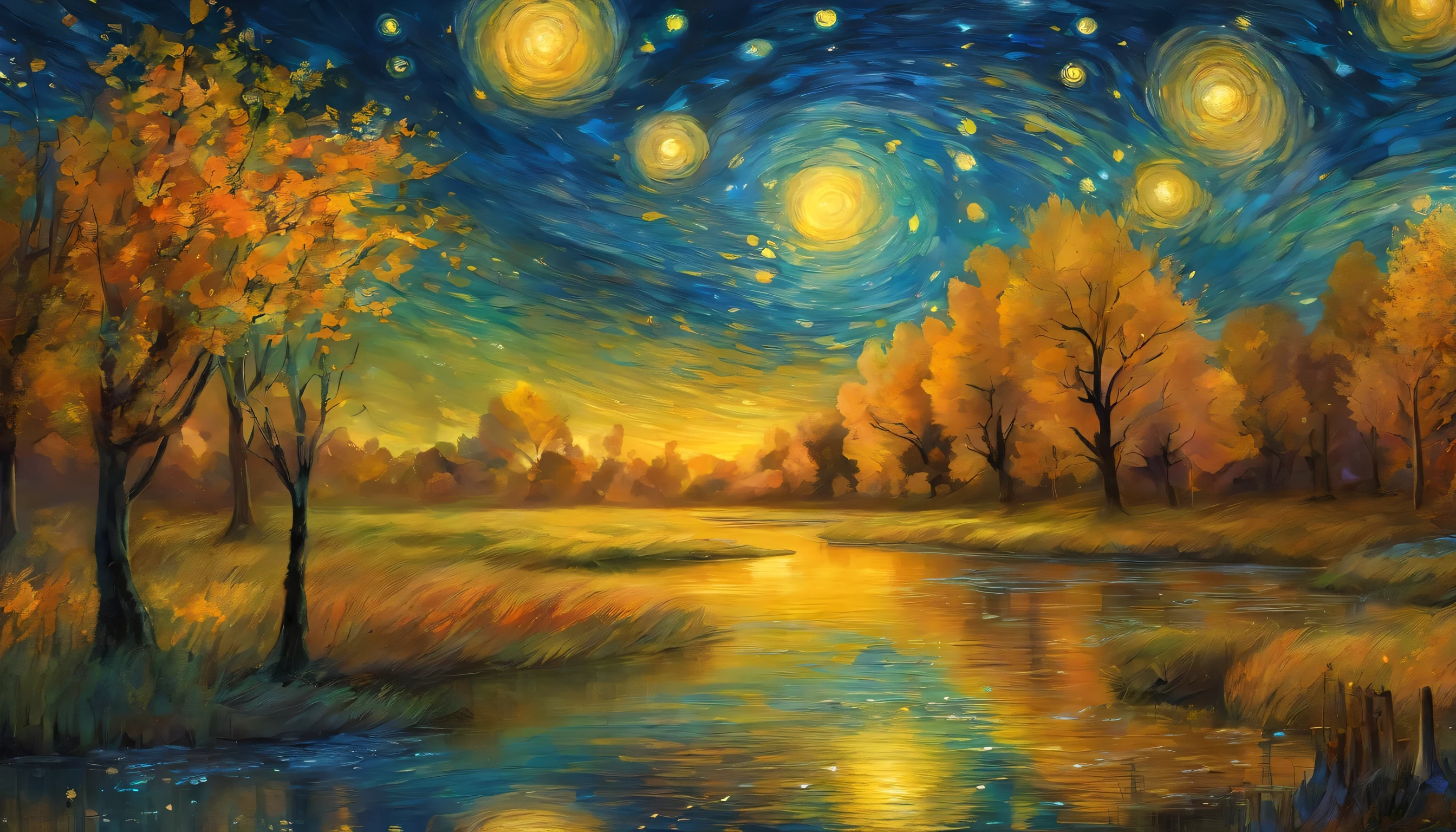 von gogh,starry nights