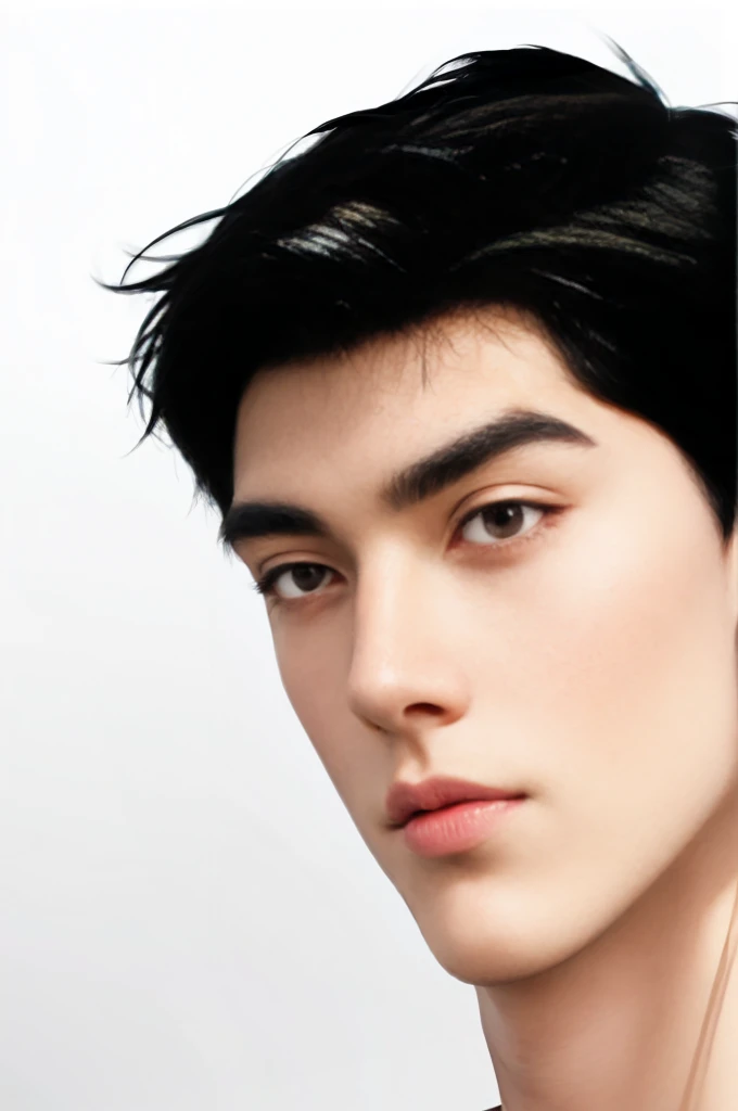 masterpiece, 1boy, young, handsome, black hair, undercut hair, perfect face, detailed eyes and face,black eyes, clean shaved, muscular, capturing a rural atmosphere, dynamic lighting, unreal engine 5