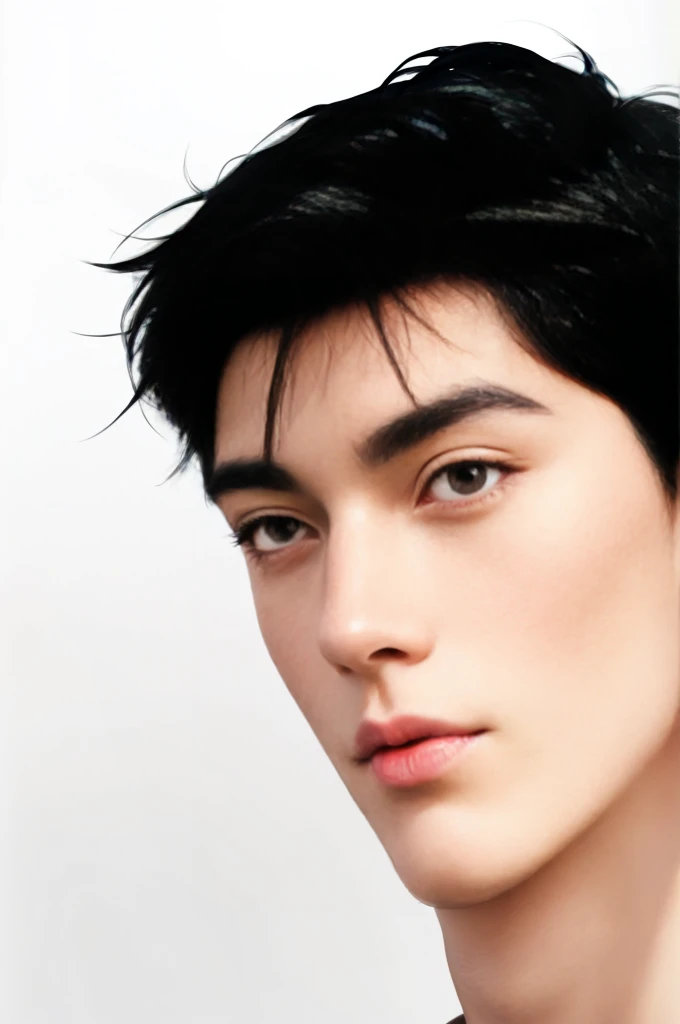 masterpiece, 1boy, young, handsome, black hair, undercut hair, perfect face, detailed eyes and face,black eyes, clean shaved, muscular, capturing a rural atmosphere, dynamic lighting, unreal engine 5