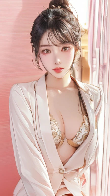 Photo shoot by a professional photographer, masterpiece, accurate, anatomically correct, textured skin, high details, best quality, 8k, Close-up of a woman in a suit taking a photo, Gorgeous Chinese Model, Girl in suit, Gorgeous Young Korean Woman, Korean Girls, Girl in suit, Beautiful Asian Girl, Beautiful Korean Women, by ヤン・J, Cute and elegant pose, Yanjun Chent, Beautiful young Korean woman, Realistic. Chen Yi, Beautiful Asian Woman, Beautiful girl model