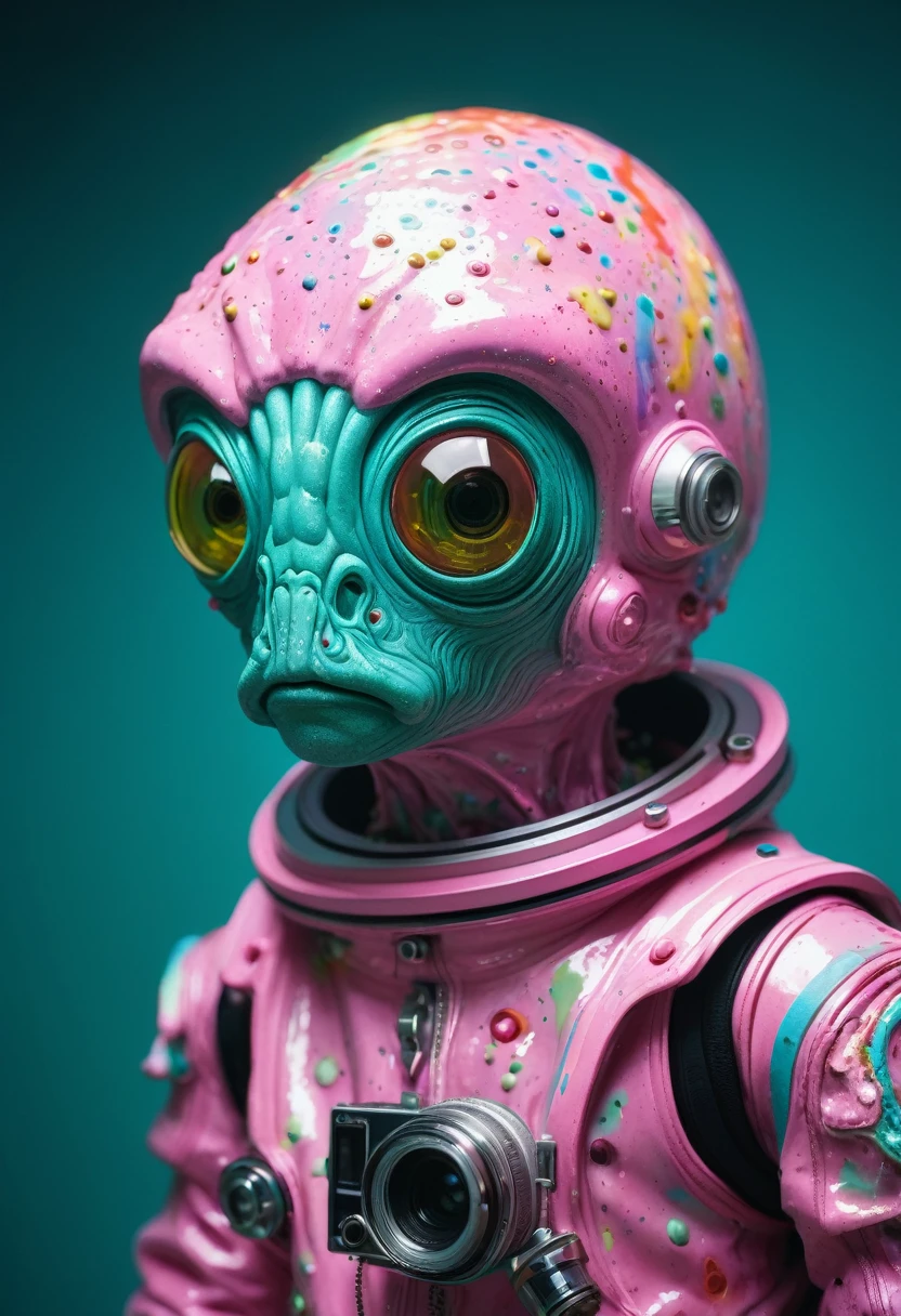 8K, ARTISTIC photogrAphy, best quAlity, mAsterpiece: 1.2), A (potrAit:1.2) Don Bluth Style ASTRONAUT Cthulhu pink Toon Doll, full body RAW candid cinema, cyan hair, 16mm, color graded portra 400 film, remarkable color, ultra realistic, sad admosphere, dark lighting, oppressive atmosphere, depressive colors, kodak portra 400, photograph,r, Natural Light, Pinhead lighgts, blur reflection, Brush Strokes, Smooth, abstract, Splatter, Oil On Canvas, rainbow colors, fractal isometrics details bioluminescens : a stunning realistic photograph of wet bone structure, 3d render, octane render, intricately detailed, titanium decorative headdress, cinematic, trending on artstation | Isometric | Centered