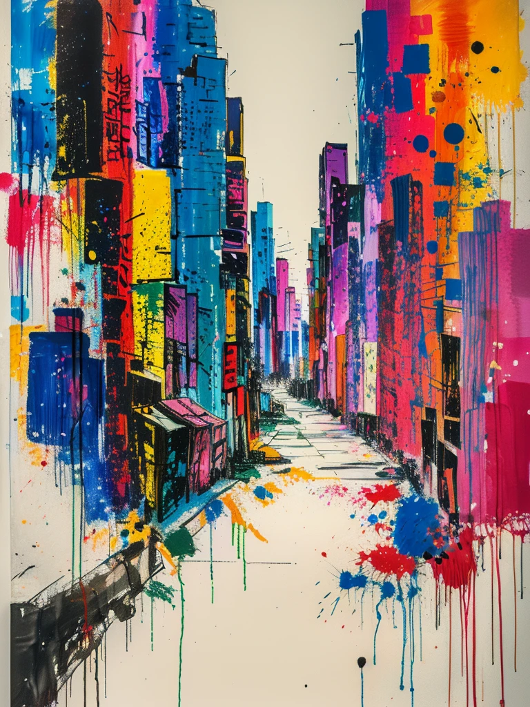 masterpiece, best quality, Color ink painting, 男性contour，athlete，dynamic姿势，contour，Graffiti，Ink splatter，Bold Colors，dynamic，Colorful，Abstract Painting，Look closely，Like a person，artwork，mystery，design，colorful inkpainting