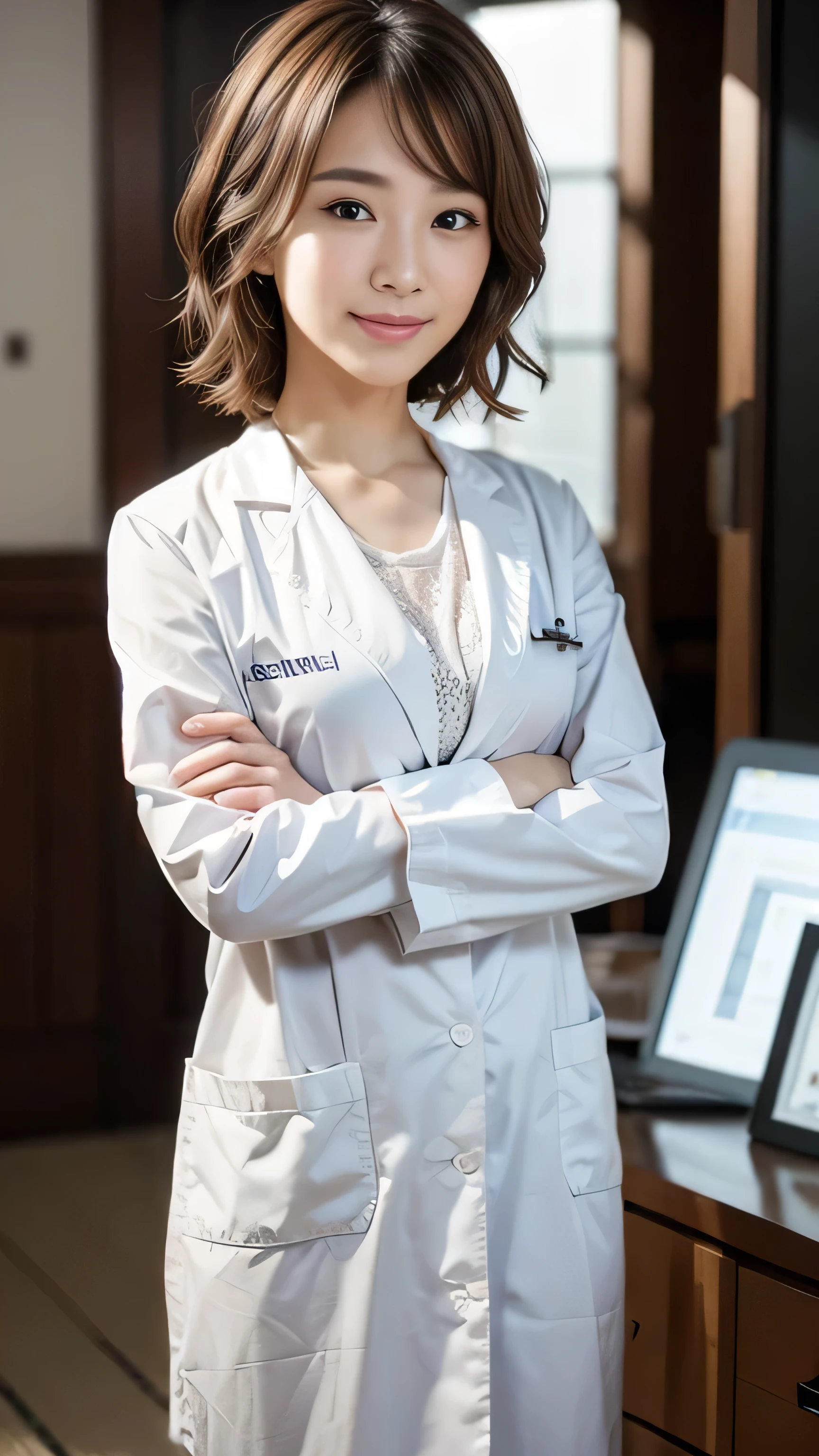 (White Lab Coat),(Doctor's attire),