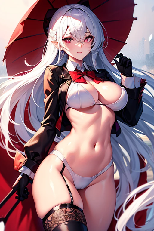 ((best quality)), ((masterpiece)), ((Practical)), A flawless girl stands in a peaceful Japanese garden,Cherry blossoms in full bloom can be seen at eye level, breath-taking scenery, masterpiece, (High resolution), The original, extremely detailed 8K , (photoPractical:1.4),flawless face, Perfect eyes,Symmetrical body shape,Smile, a young japanese woman, 1 girl, beautiful detailed eyes, beautiful detailed lips, extremely detailed face, long hair, slim, 25 years old, wearing sunglasses on her head, black jacket, white button-up shirt, purple gloves, shorts, thigh highs, garter belt, detailed clothing, masterpiece, photorealistic, 8k, cinematic lighting, vibrant colors, elegant, fashion portraitAraffe dressed as a snow White with a red bow and a red bow, Beautiful vampire queen, 臉紅 realistic role play, 《Adventure Treasure》Marceline, anime girl role play, 4K HD snow White hair, Beautiful vampire queen, snow White as a d &D Fighter, snow White, anime role play, role play, Vampire Camilla, Has long black hair, on the street,Torn clothes,big breasts big areolamasterpiece, best quality, high quality, Very detailed CG uniform 8k wallpaper, blossoming landscape, dry place,such as an empty desert, dearest, cunning, mono lake, common tree, 3D digital painting, Award-winning photography, Bokeh, Depth of Field, HDR, bloom, Chromatic Aberration, Reality, Very detailed, Popular on artstation, Popular on CGsociety, Wheels within wheels, High Detail, Dramatic, midjourney's Artwork 1Girl, (Dakota:1.0), blue eyes, Pixie Short Hair, blush, Human Resources Bikini (Large Breasts:1.0), (Large areola:1), , (Pure face_V1:0.5) Increase height Clothes got wet