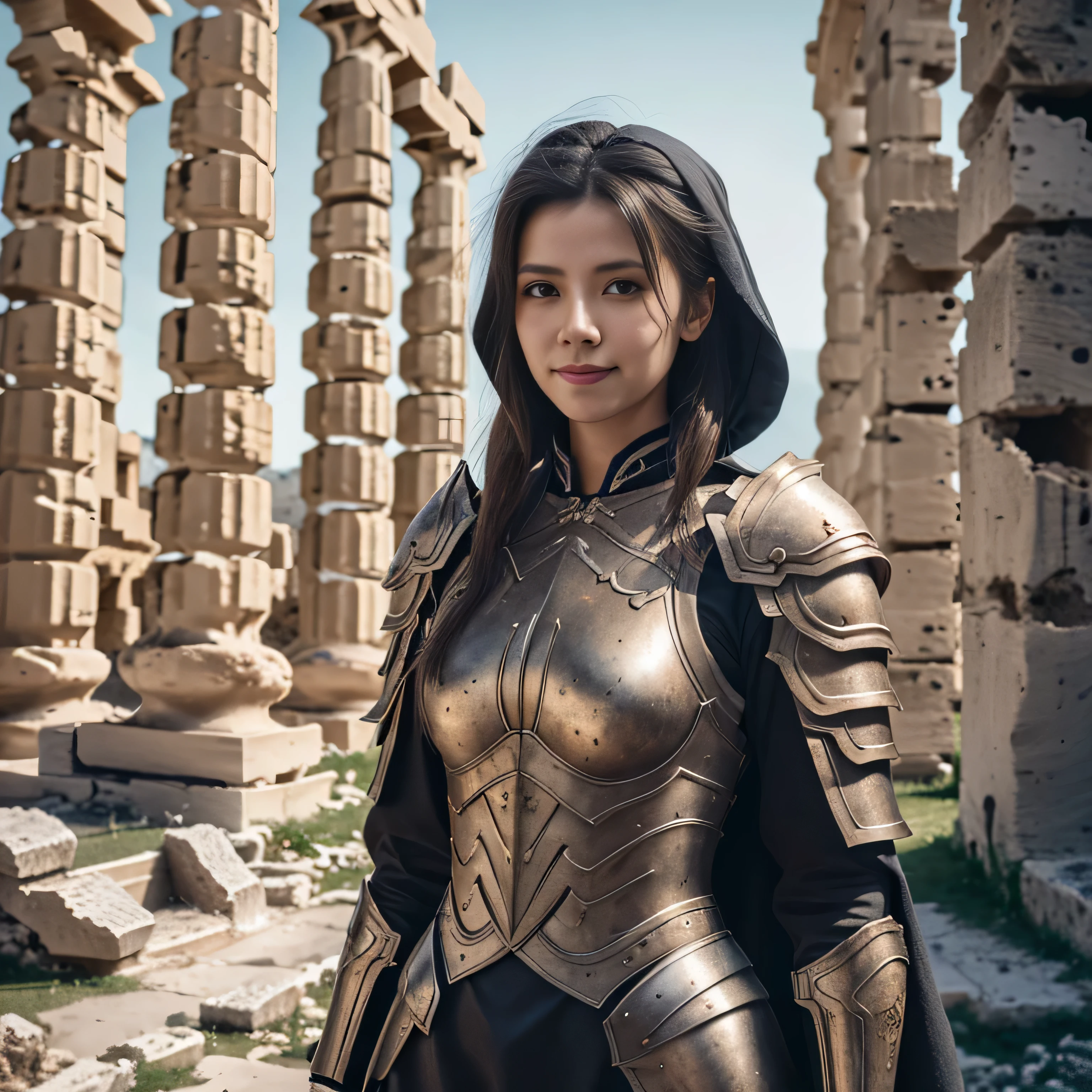 design, interrior, interriordesign saint_cloth, divine_armor
Masterpiece, best quality, (highly detailed raw photo:1.2), 8k render in octane, volumetric lighting, volumetric shadows  a portrait of a woman, (armor reflexions:1.2), smiling, cloak
((realistic highly detailed greece ruins background))