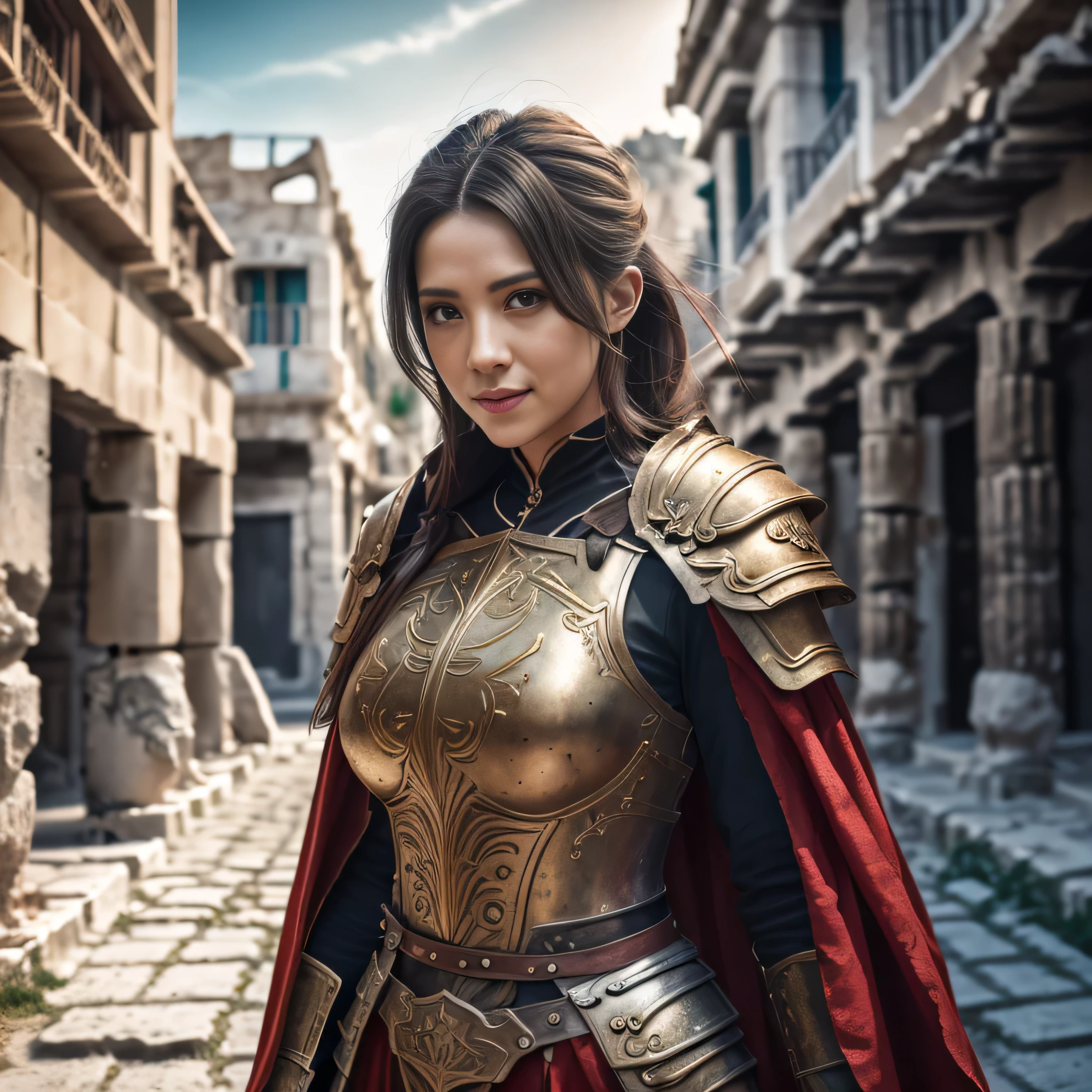design, interrior, interriordesign saint_cloth, divine_armor
Masterpiece, best quality, (highly detailed raw photo:1.2), 8k render in octane, volumetric lighting, volumetric shadows a portrait of a woman, (armor reflexions:1.2), smiling, cloak
((realistic highly detailed greece ruins background))