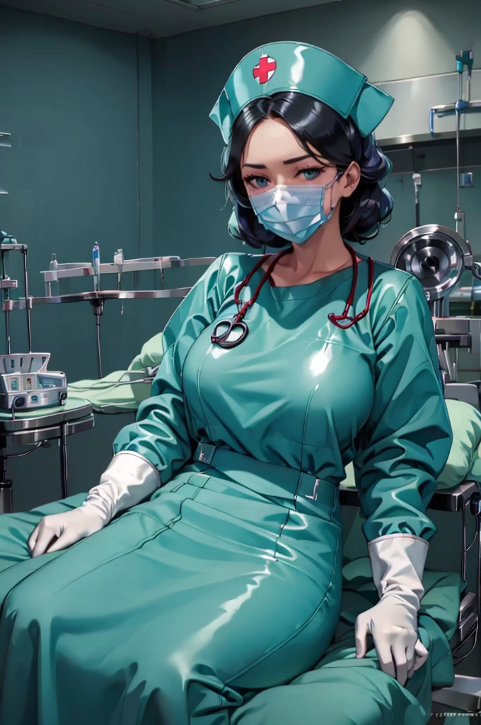 nurse uniform,hospital, latex nurse suit,nurses,busty,elbow gloves,labcoat,black hair woman,blue eyes , gigantic ,medical instruments,asian nurse,two nurses,speculum,examination room,oversize ,big ass ,strap on, lay on table ,legs spreaded,giving birth,gyno chair , dentist,Milf,latex,grey uniform,oversize breasts
