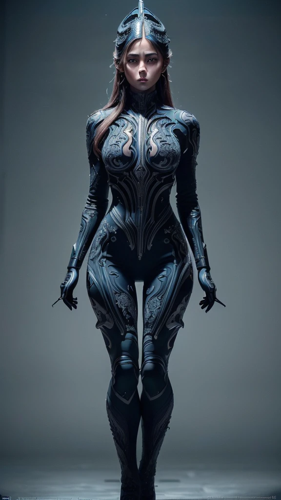 ((Fine tight-fitting and light combat suit, la combinaison couvre tout le corps, photo en pied)), une femme de 30 ans vêtue d’une combinaison de combat très moulante, serious and committed, very detailed intense look, very long hair, (((ultra detailed, beautiful and aesthetic, fine, very detailed combination:1.9))), sublime body very detailed, femme grande et élancée, futuristic background :1.4,((best quality, extremely detailed:1.8, hyperRéaliste:1.5, photorealistic:1.5))