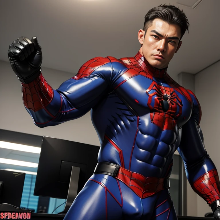 20 years old,daddy,men,k hd,in the office,"big muscle", gay ,asia face,masculine,strong man,the boss is,handsome,sex,leather gloves, spiderman suit,lecherous dad,look straight ahead,"dad is handsome","gay dad","handsome","raise your hand"