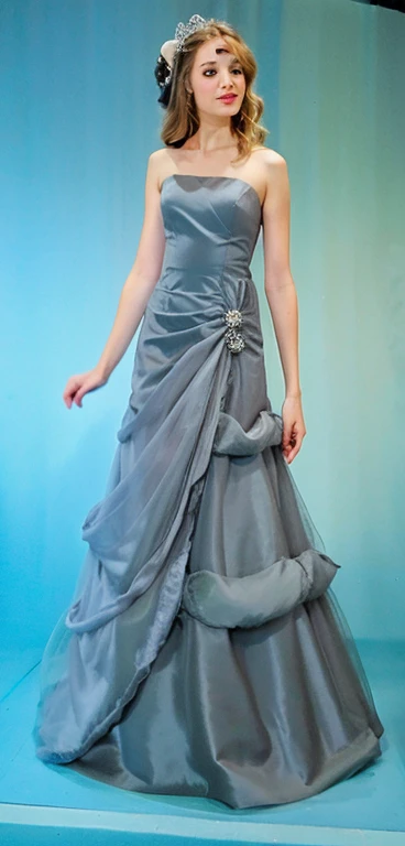 Grey Ball Gown