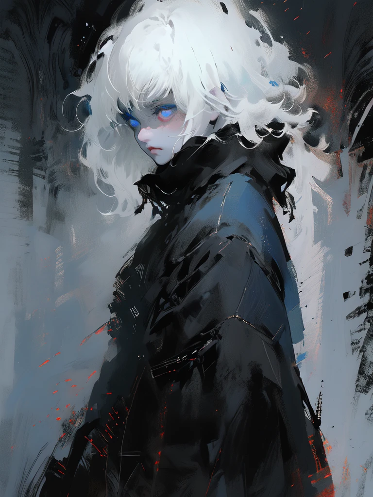 (side view,slightly above,:1.5),(extremely detailed CG unity 16k wallpaper:1.3),(trembling picture,break free,burn with passion,humanoid beast,:1.3)
(nonrepresentational art,vivid color, wide angle, visual kei,very rough strip:1.3),
style of decadent illustrations,meiji art,
pixelated chaos,lith printing,
ultra high res,
horror thehe,scary,
(white hair,glowing blue eyes,oni,cold,deep dark fantsy:1.5),
rain onk_arima,white background, scenery, ink, mountains, water, trees