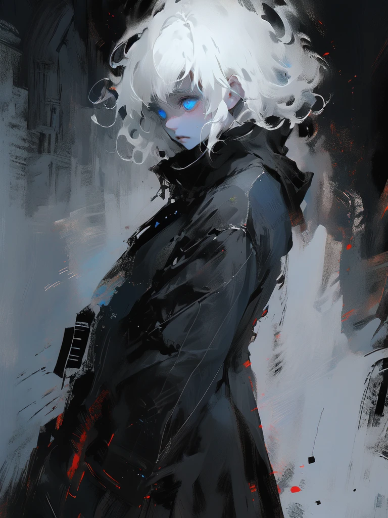 (side view,slightly above,:1.5),(extremely detailed CG unity 16k wallpaper:1.3),(trembling picture,break free,burn with passion,humanoid beast,:1.3)
(nonrepresentational art,vivid color, wide angle, visual kei,very rough strip:1.3),
style of decadent illustrations,meiji art,
pixelated chaos,lith printing,
ultra high res,
horror thehe,scary,
(white hair,glowing blue eyes,oni,cold,deep dark fantsy:1.5),
rain onk_arima,white background, scenery, ink, mountains, water, trees