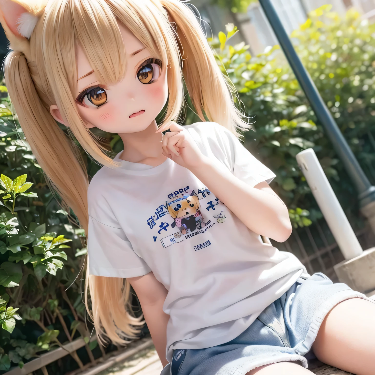 Shiba Inu Girl((((( buruma))))
schoolyard
white t-shirt
15yo