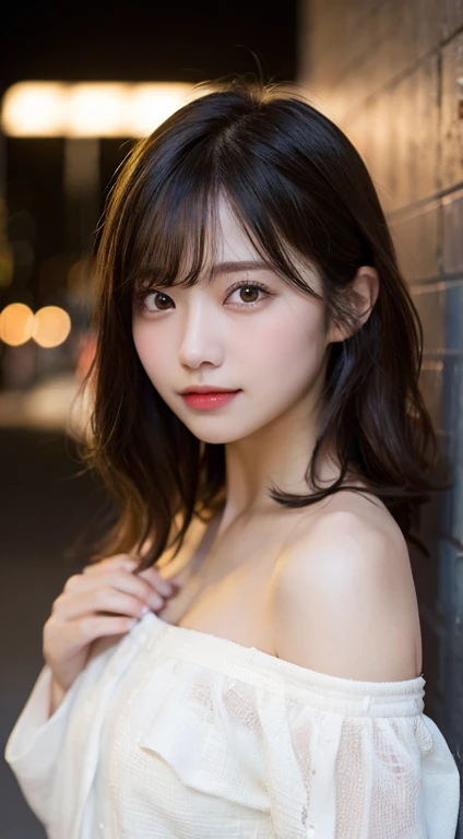 Random Pause, Mix 4, (8k, RAW Photos, highest quality, masterpiece: 1.45), (Genuineistic, Genuineistic: 1.37), One Girl, cute, Laughter、Cityscape, night, Professional Lighting, Photon Mapping, Radio City, Physically Based Rendering, Gradient black hair, Gray Hair, Short Curly Hair, good looking, With a girl, Small breasts,Off-the-shoulder dress, highest qualityの写真, High resolution, 1080p, (Clear Face), (detailed face description), (detailed hand description), (masterpiece), Genuine, Extreme light and shadow, Disheveled Hair, masterpiece, 豊富なdetailed, (Beautiful Face), (highest qualityの写真), (masterpiece), (detailed), dual、Look in front of you, Thin clavicle,Emphasis on armpits、Completely naked、White soft skin、Genuine、The best beautiful girl、Full Body Shot、東京のnight景をバックに、