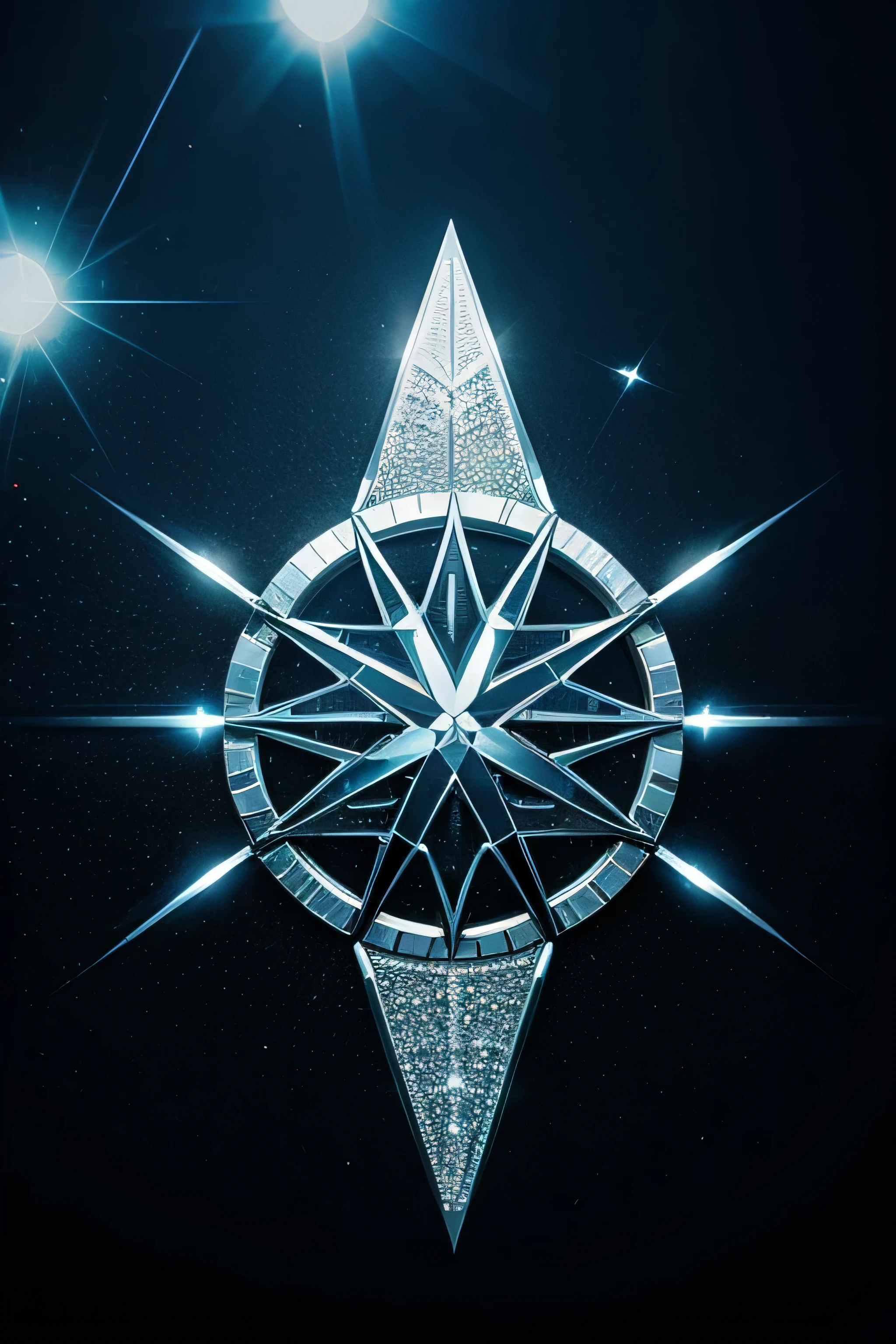 Erstelle mir ein Logo von einem Diamant mit autos im hintergrund, in einem futuristischem comic design