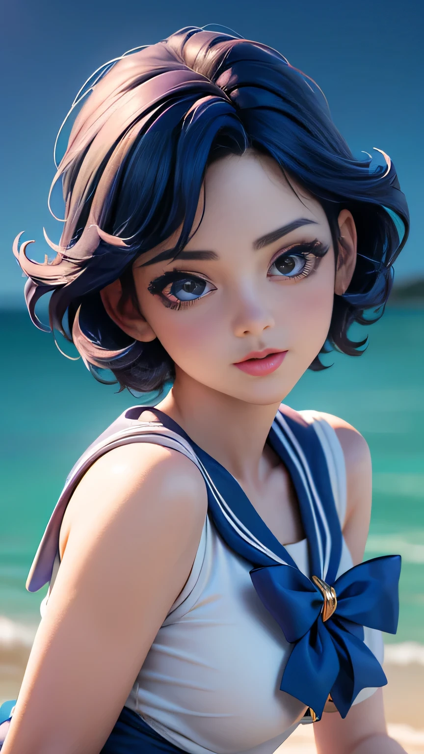 photos、Natural lighting、photo realism、Cinematic Rendering、raytracing、best-quality、Highest detail、Cinematic、Third Person View、Blur effect、Long Exposure、ultra-hd、Natural lighting、Moody Lighting、Cinema tick writing、detailed backgorund、A girl、sailor clothing、sunset --auto