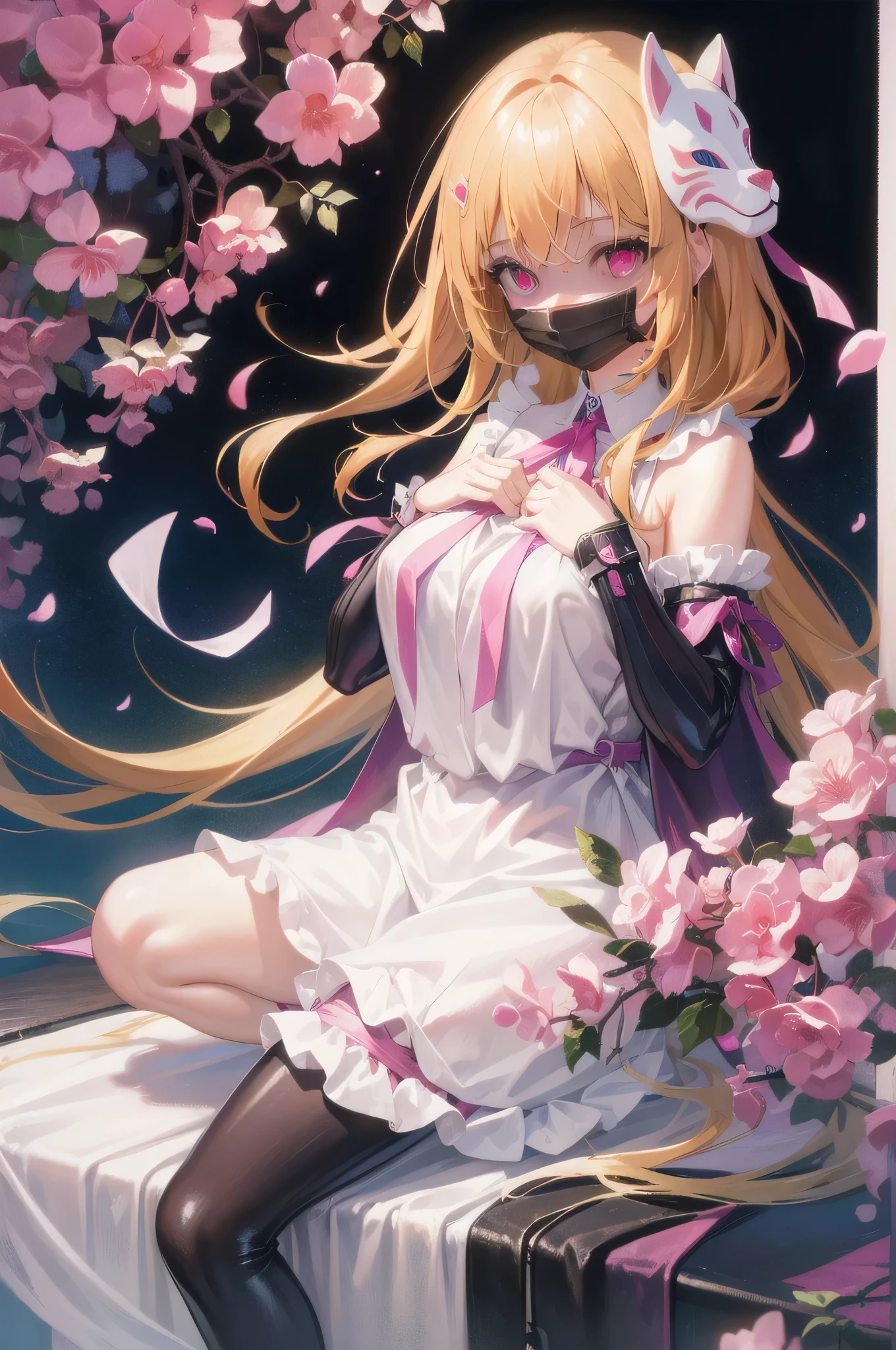 (Tabletop:1.0), (highest quality:1.4), (High resolution:1.2),(Latex lace mouth mask:1.3), Open your mouth, Sharp contours, boyish, highest quality, masterpiece,Glasses,Voice of the Heart,Breast milk,yandere,nsfw