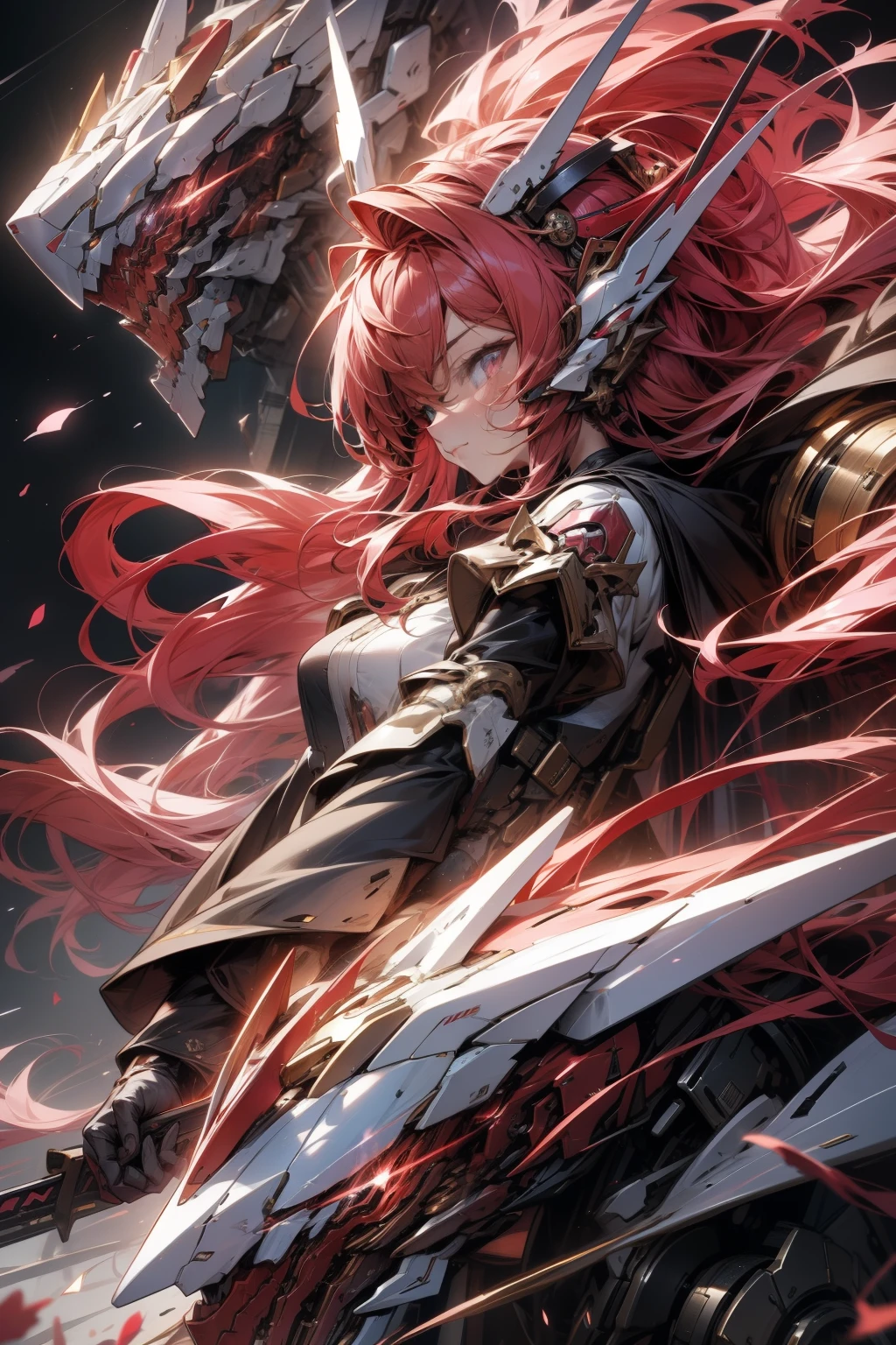 Crimson Red Long Hair、Anime girl with a sword, Best Anime 4K Konachan Wallpaper, Detailed digital anime art, Detailed anime artワーク, anime art wallpaper 4k, anime art wallpaper 4k, Detailed anime art, anime wallpaper 4k, anime wallpaper 4k, Anime Art Wallpapers 8K, 4k anime wallpaper, 8k high quality detailed art