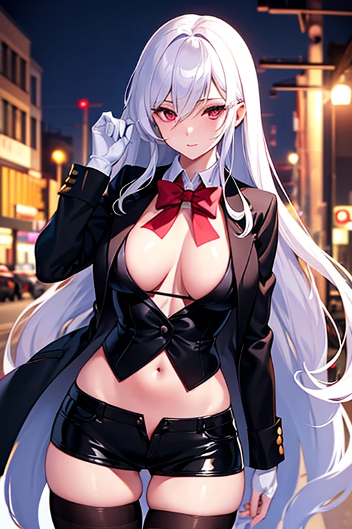 Beautiful woman, Street lights at night, Fiddling with smartphones, Hot Pants, Fragrant pink flowers, Passersby, Night scene level, fine details, Subtle tones, Tranquility floats on the screen.  a young japanese woman, 1 girl, beautiful detailed eyes, beautiful detailed lips, extremely detailed face, long hair, slim, 25 years old, wearing sunglasses on her head, black jacket, white button-up shirt, purple gloves, shorts, thigh highs, garter belt, detailed clothing, masterpiece, photorealistic, 8k, cinematic lighting, vibrant colors, elegant, fashion portraitAraffe dressed as a snow White with a red bow and a red bow, Beautiful vampire queen, 臉紅 realistic role play, 《Adventure Treasure》Marceline, anime girl role play, 4K HD snow White hair, Beautiful vampire queen, snow White as a d &D Fighter, snow White, anime role play, role play, Vampire Camilla, Has long black hair, on the street,Torn clothes,big breasts big areolamasterpiece, best quality, high quality, Very detailed CG uniform 8k wallpaper, blossoming landscape, dry place，such as an empty desert, dearest, cunning, mono lake, common tree, 3D digital painting, Award-winning photography, Bokeh, Depth of Field, HDR, bloom, Chromatic Aberration, Reality, Very detailed, Popular on artstation, Popular on CGsociety, Wheels within wheels, High Detail, Dramatic, midjourney&#39;s Artwork 1Girl, (Dakota:1.0), blue eyes, Pixie Short Hair, blush, Human Resources Bikini (Large Breasts:1.0), (Large areola:1), , (Pure face_V1:0.5) Increase height Clothes got wet
