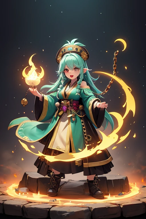 Characters are queuing up,In-game graphics,full character,Characters are arranged in a chain,gothic theme,Detailed character selection game profession priest dancer singer singer herbalist shaman druid cook ninja