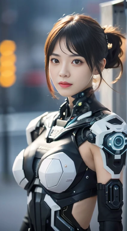 最high quality)), ((masterpiece)), (Very detailed:1.3), 。.3D, beautiful (cyber punk:1.3)), 1 girl, Full Body Lesbian, White hairstyle in ponytail, Large Breasts, Slender body, Slim Hips, Big Breasts, Glance at the pose, Bottom Angle, In formal attire ((重厚なcyber punkアーマー)) With neon decoration, (Head-mounted display), Fiber Optic Cable, Company logo, SF, 夜のcyber punk都市の背景, Fat, In the Style of cyber punk 2077, Ultra-realistic photos, masterpiece, 最high quality, CG, wallpaper, High resolution, high quality, Kilo, Very detailed, {beautiful detailed face}, {beautiful detailed eyes}, (Detailed light){{Intricate details}}, {High resolution}, ((Detailed face)), Neon Light, Chiaroscuro, Key Visual, Intricate details, Very detailedな, 息を呑むほどbeautiful, Vibrant, Cinematic, Low ISO, White balance, Three-part method, wide aperture, 8K raw data, Efficient Subpixel, Subpixel Convolution, Luminous Particles,