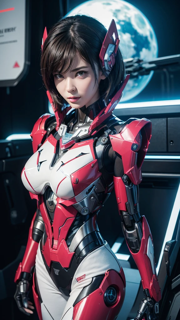 Textured skin, Super Detail, high details, High quality, Best Quality, hight resolution, 1080p, hard disk, Beautiful,(Elita One),beautiful cyborg woman,Mecha Cyborg Girl,Battle Mode,Girl with a Mecha Body,She wears a futuristic Transformers mech,Fulll body Shot,A powerful cyborg woman, sleek and futuristic, with advanced mechanical augmentations that enhance her strength and capabilities.