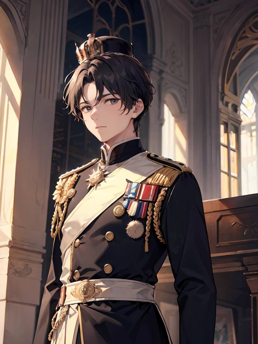 The crown prince is young