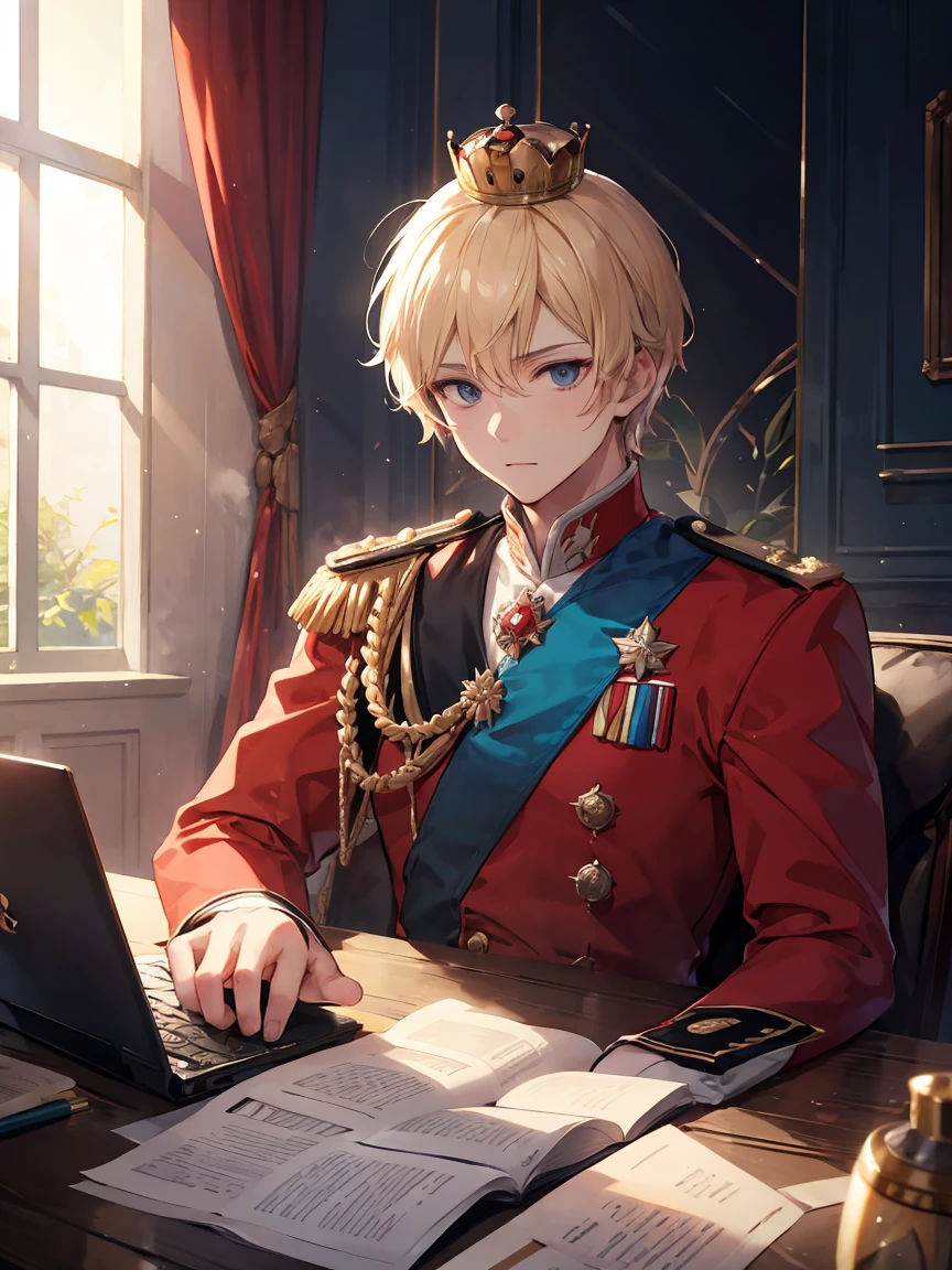 The crown prince is young