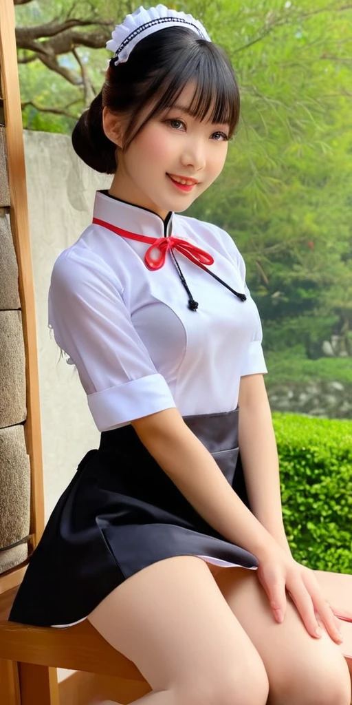 ((64k，Ultra-high resolution，Ultra-high resolution，masterpiece，Realistic，Young, lovely, beautiful, young, adorable，〜20 year old girl，young woman，Full body photo，Full body angle，Esbian all over，Realistic，Very detailed:1.3))，Cute smile，Adorable smile，nice smile，Baby Face，A  bust，Straight Long Hair，Black Hair，Sitting，Cute face，Glowing Skin，Glossy face，Beautiful body，Beautiful Skin，concentrated，Naked from below，((Maid clothes，Sister dress with embroidered collar，Modern Chinese traditional dress for women, short cheongsam，Sexy Chinese Dress，Chinese Dress Sexy Lolita Dress，Wearing a shrine maiden costume, I roll up my hakama.，Aircraft cabin attendant uniform))，((Seamless Ultra-thin All-through Pantyhose，Ultra-thin seamless pantyhose, sexy, all-through, beautiful legs, tights, stockings, sheer, pantyhose, ladies))，single eyelid，Long legs，Thin legs，Beautiful hands and feet，Thin thighs，Nice thighs，((Ultra Micro Mini Skirt:1.2)):1.4，underwear　simpleunderwear，((地面にSitting))，Water Lake，A prestigious European-style castle，Rose garden in the background，Bare shoulders，Low - Angle，((Face your body forward))，((Sitting position))，((Spread your legs and show your panties))，((極薄薄手Panties are visible))，((Pubic hair is visible))，((Use your hands to lift up your skirt))，((Use your hands to lift up your skirt))，((Exposed panties))，((M-shaped legs))，Pull up one＆#39;My tight skirt，bangs，Beautiful legs，((Wearing girl&#39;s panties:1.3))，((Girl exposing her panties:1.3))，The most beautiful Japanese girl ever，A cute and beautiful Japanese girl who still retains her youthful charm，With a young body，((Turn your skirt inside out))，Please show me your pants，White panties，Take off your panties，((White pantiesでパンティーを見せます))，((put my hand inside your panties，I am masturbating))，String Pantiesティー，((I&#39;ll lift my skirt and show you my underwear))，Exposed panties，White panties，String Pantiesティー，Sexy，((Nipples are visible through the))，Slim waist，((String PantiesｔPanties Ladies Shorts，See-through ladies&#39; shorts，String PantiesレースｔSexy back))，((See-through sexy bra，Extremely see-through bra・ショーツ，Extremely see-through bra))，((Panties are visible))，1 girl，Iris，Black Hair，Nice ass，((See-through shorts and bra))