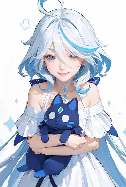 Realistic, aroused anime from Genshin Impact, ultra detail, high quality, masterpiece, ultra HD, perfect face, perfect detail, focus on high detail, detailed face, smile 