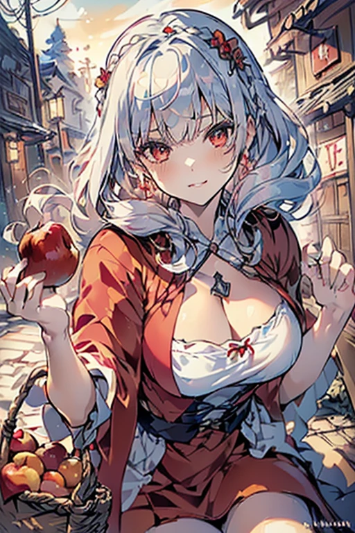 Huge breasts,(Straddling),(Open legs wide:1.2),Beautifully shaped breasts,slender,cleavage,(White kimono),(Black panty),花魁,Mother Spider,Showing panties,1boy,POV,About from,breasts focus,spider webs,Ruins,shame,seductiv,Impregnation,Tatami mats,Indoor,Shoulder out,fiancee