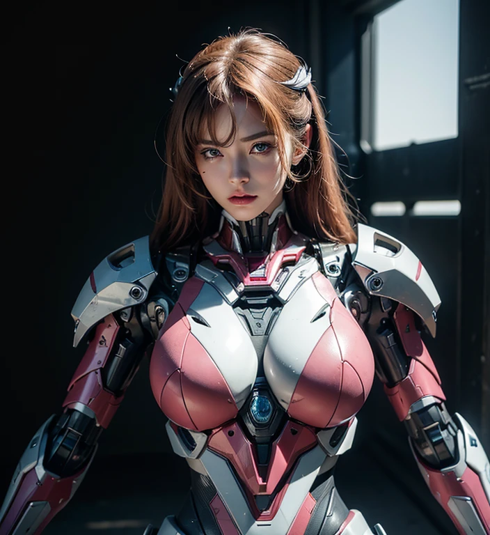 Textured skin, Super Detail, high details, High quality, Best Quality, hight resolution, 1080p, hard disk, Beautiful,(Elita One),beautiful cyborg woman,Mecha Cyborg Girl,Battle Mode,Girl with a Mecha Body,She wears a futuristic Transformers mech,Fulll body Shot,A powerful cyborg woman, sleek and futuristic, with advanced mechanical augmentations that enhance her strength and capabilities.