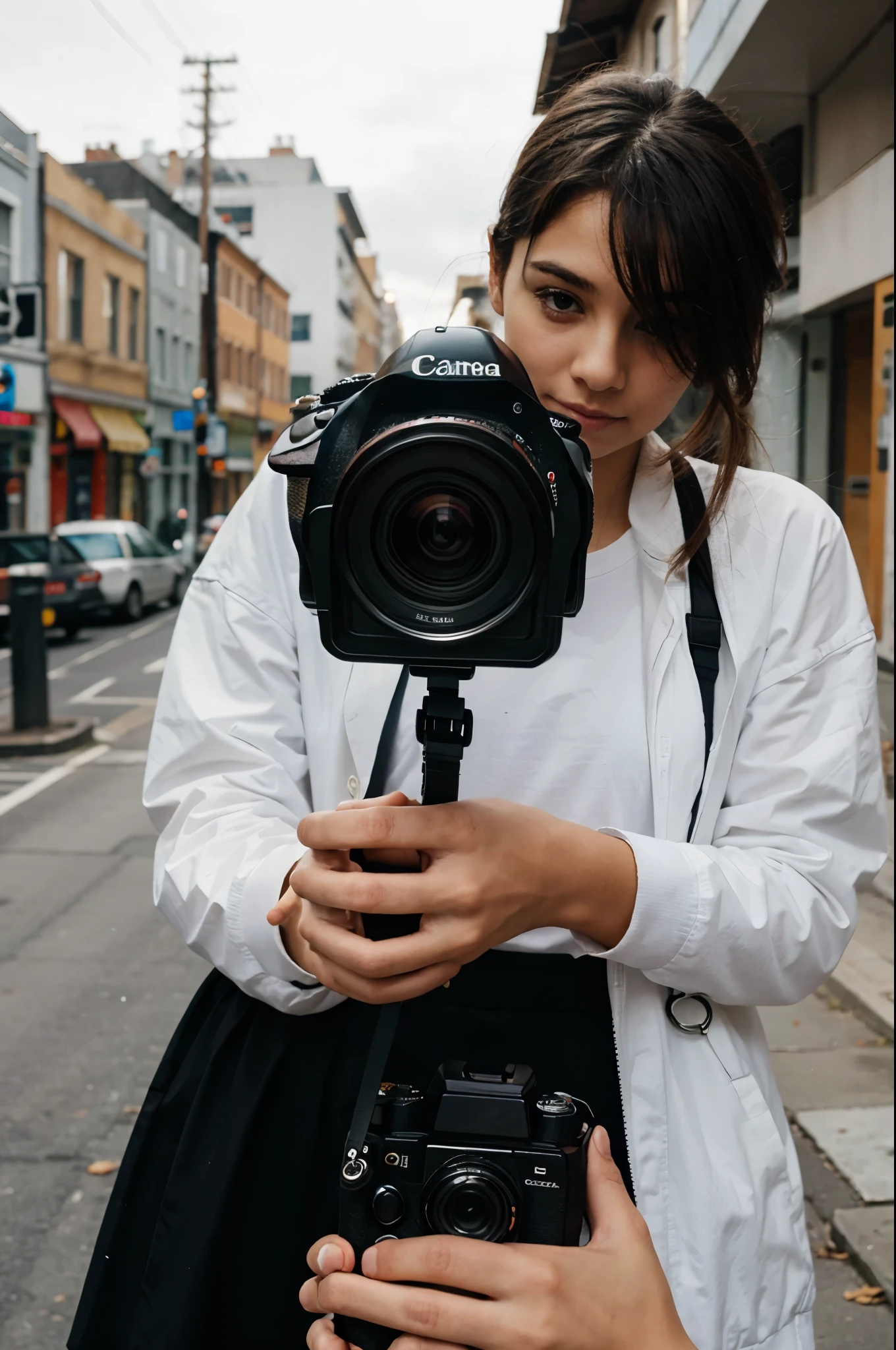 Camera holding in hand