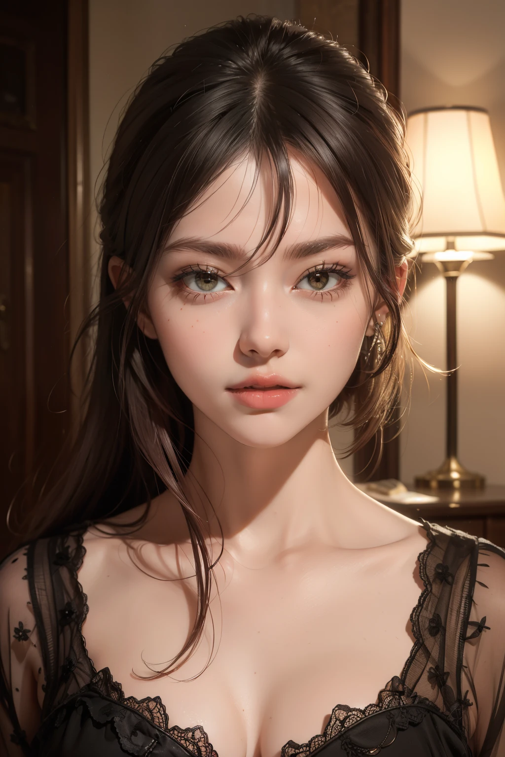 a beautiful woman wearing a tight red dress, photo-realistic, extremely detailed, extremely detailed face, beautiful detailed eyes, beautiful detailed lips, long eyelashes, intricate details, high quality, 8k, cinematic lighting, dramatic lighting, chiaroscuro lighting, warm color tones, digital art, concept art, illustration