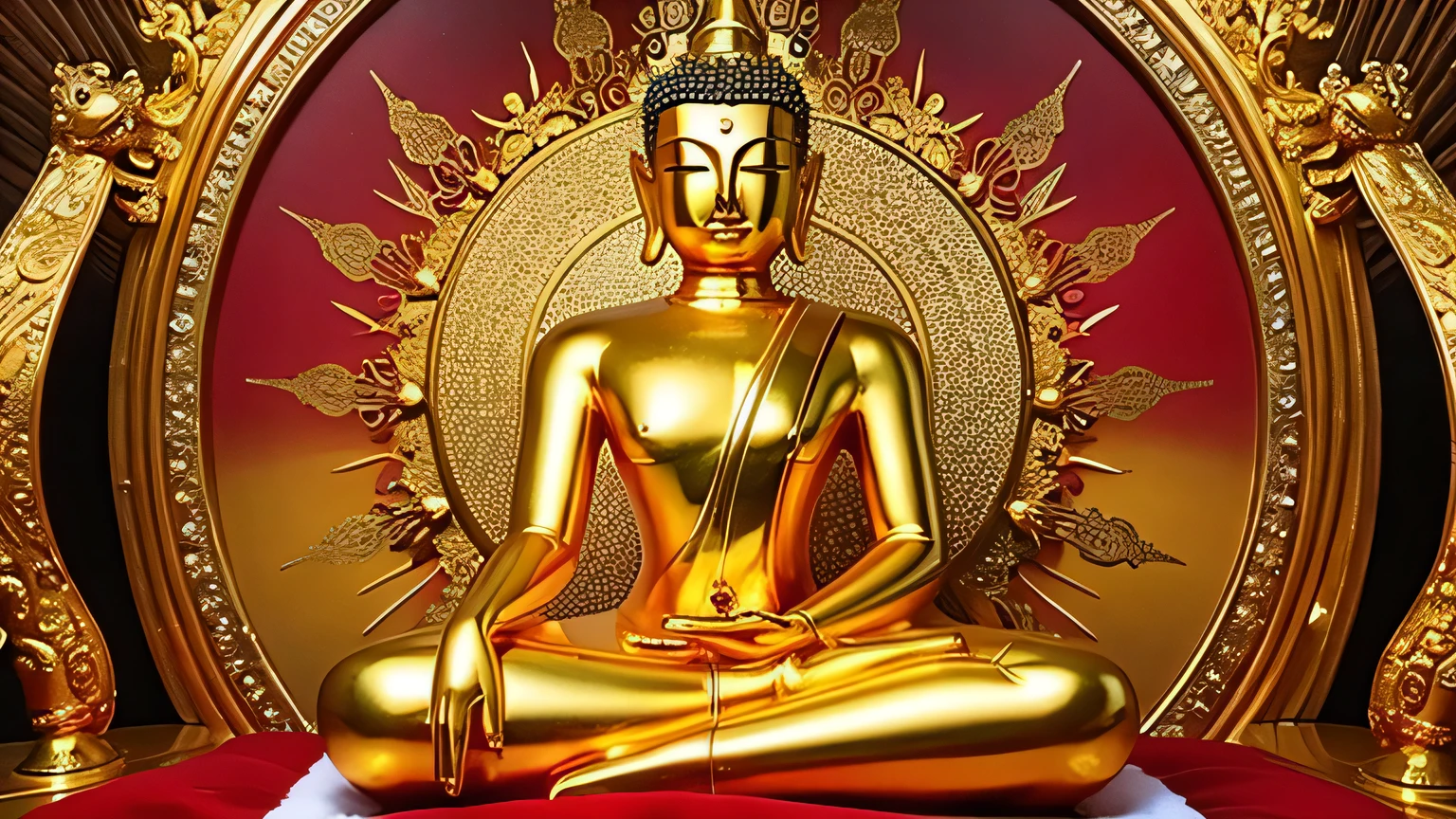 Buddhist statue、god々Shii、whole body、Gold、