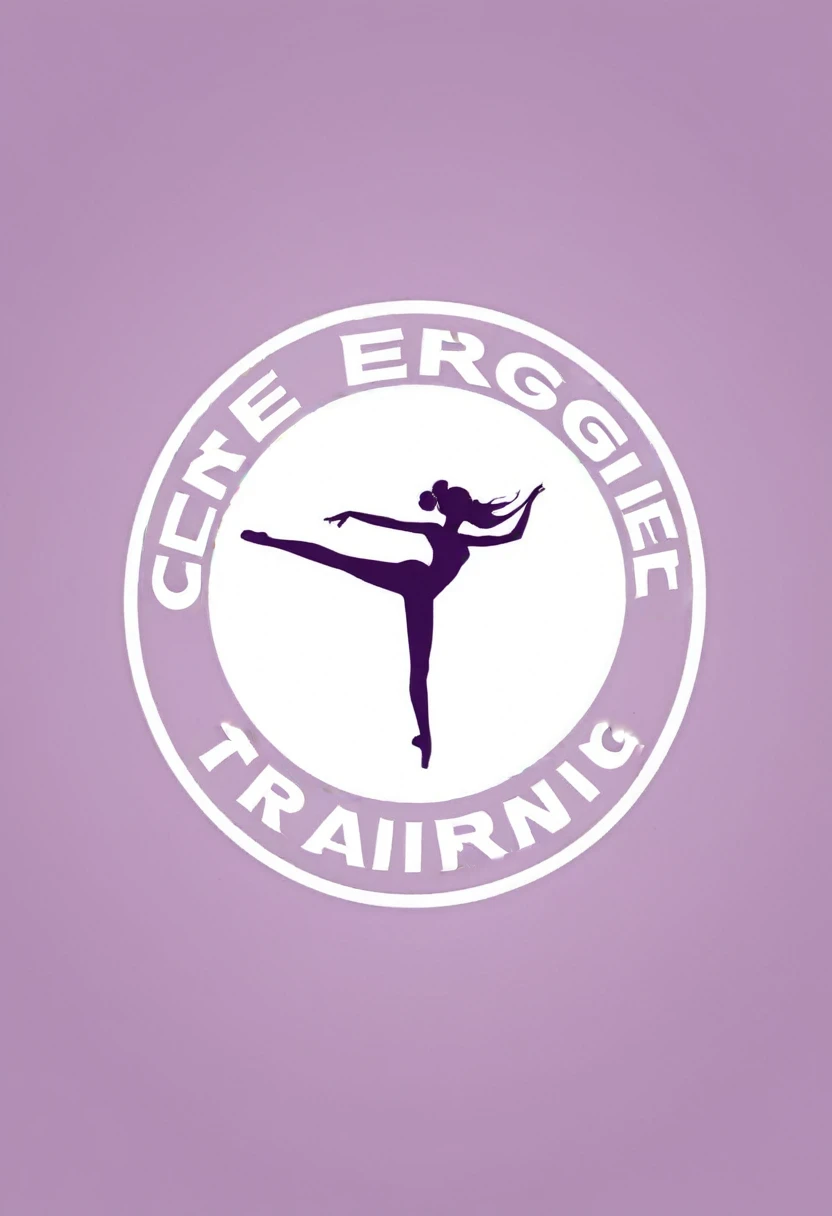 Dance training organization logo，Cool，cute，Girl，soft，The English on the logo is blank