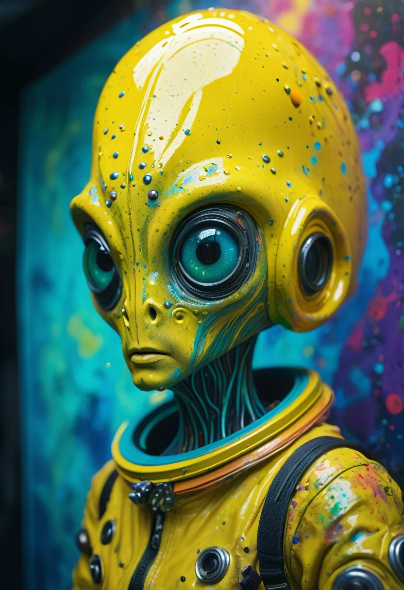 8K, ARTISTIC photogrAphy, best quAlity, mAsterpiece: 1.2), A (potrAit:1.2) Don Bluth Style ASTRONAUT Cthulhu yellow Toon Doll, full body RAW candid cinema, cyan hair, 16mm, color graded portra 400 film, remarkable color, ultra realistic, sad admosphere, dark lighting, oppressive atmosphere, depressive colors, kodak portra 400, photograph,r, Natural Light, Pinhead lighgts, blur reflection, Brush Strokes, Smooth, abstract, Splatter, Oil On Canvas, rainbow colors, fractal isometrics details bioluminescens : a stunning realistic photograph of wet bone structure, 3d render, octane render, intricately detailed, anium decorative headdress, cinematic, trending on artstation | Isometric | Centered