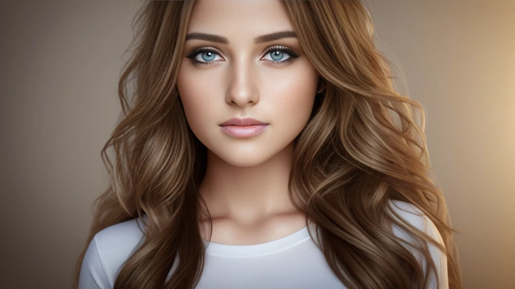 Best quality, masterpiece, ultra high res, (photorealistic:1.69), raw photo, 1girl, long hair, beautifull eyes, beautifull face, detailed eyes and face, t-shirt, dynamic lighting, low key,