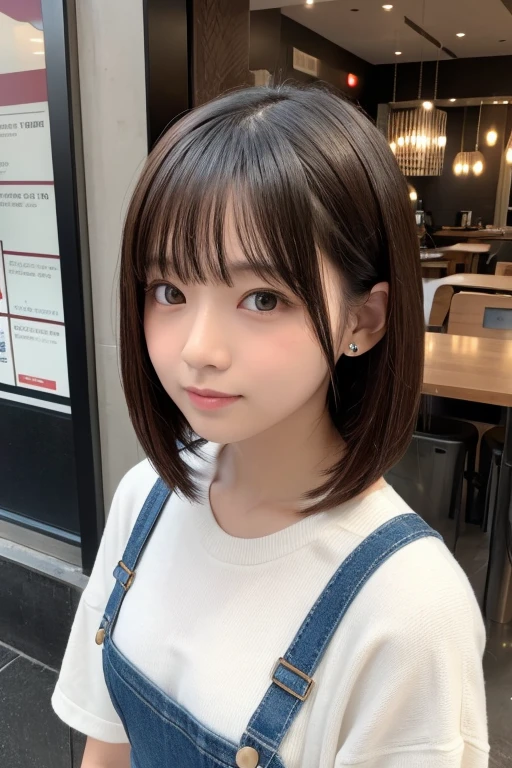 Cute Girls、high school girl、Bob Hair、sit