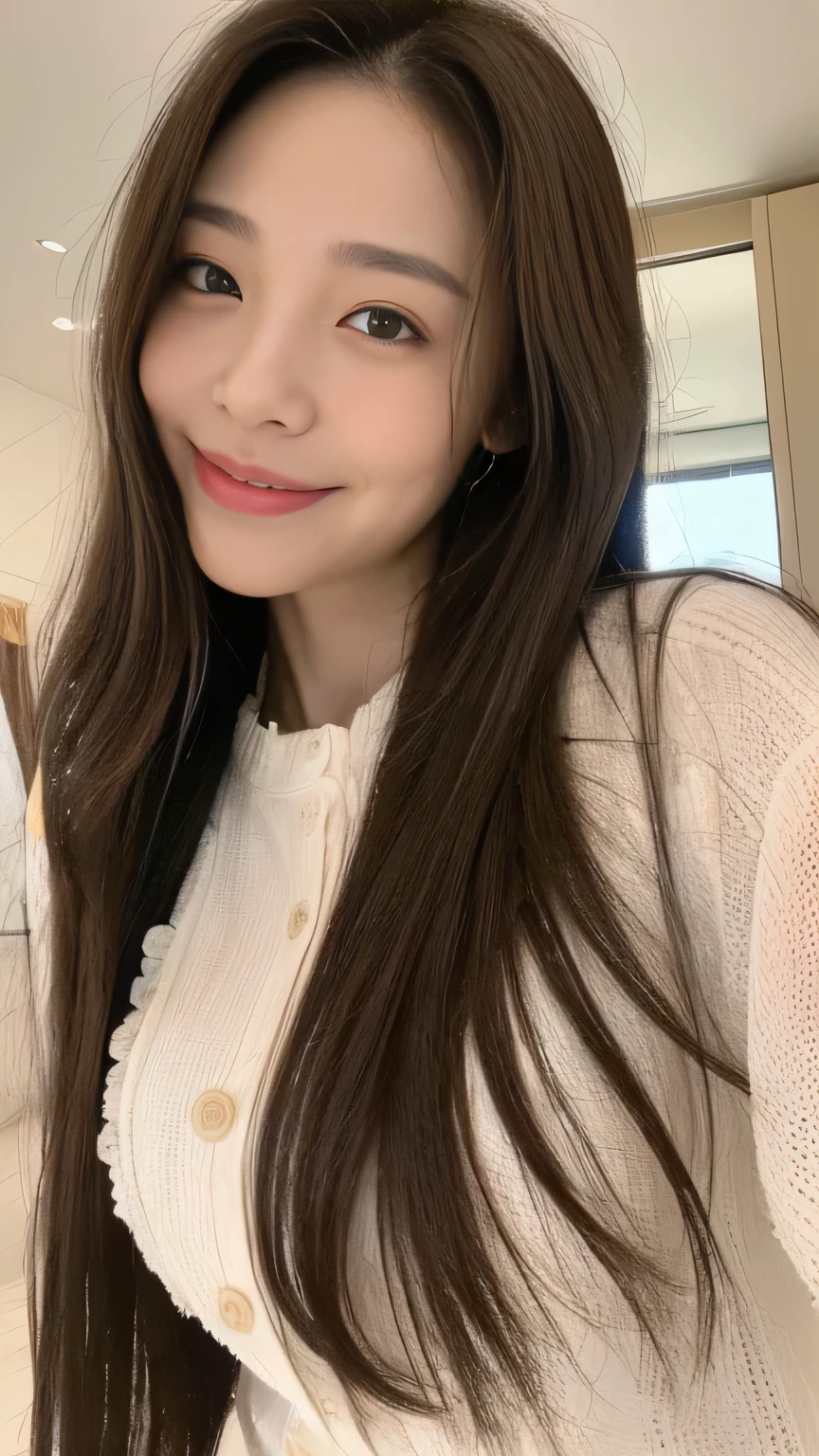 seed:2020674263.((Full body angle:1.1)).((highest quality, 8K, masterpiece:1.3)), ((from below:1.1)).concentrated:1.2, Perfect body beauty:1.4, Hips:1.2, ((Delicate Hair)), (Colorful button-through crop shirt :1.1) , ((highest quality、8K、masterpiece:1.3))、1 Girl、A sloppy smile、Esbian all over、Slim face、Big Boobs、Beautiful woman、(Dark Brown Hair)、Long Hair、1.1、Flickering Valley、Detailed eyes、double eyelid、Blurred Background、超Slim face、Smile、Looking down、stroll、