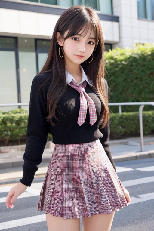 Cute Girls､Idol､high school girl､uniform､Pink mini skirt､See-through