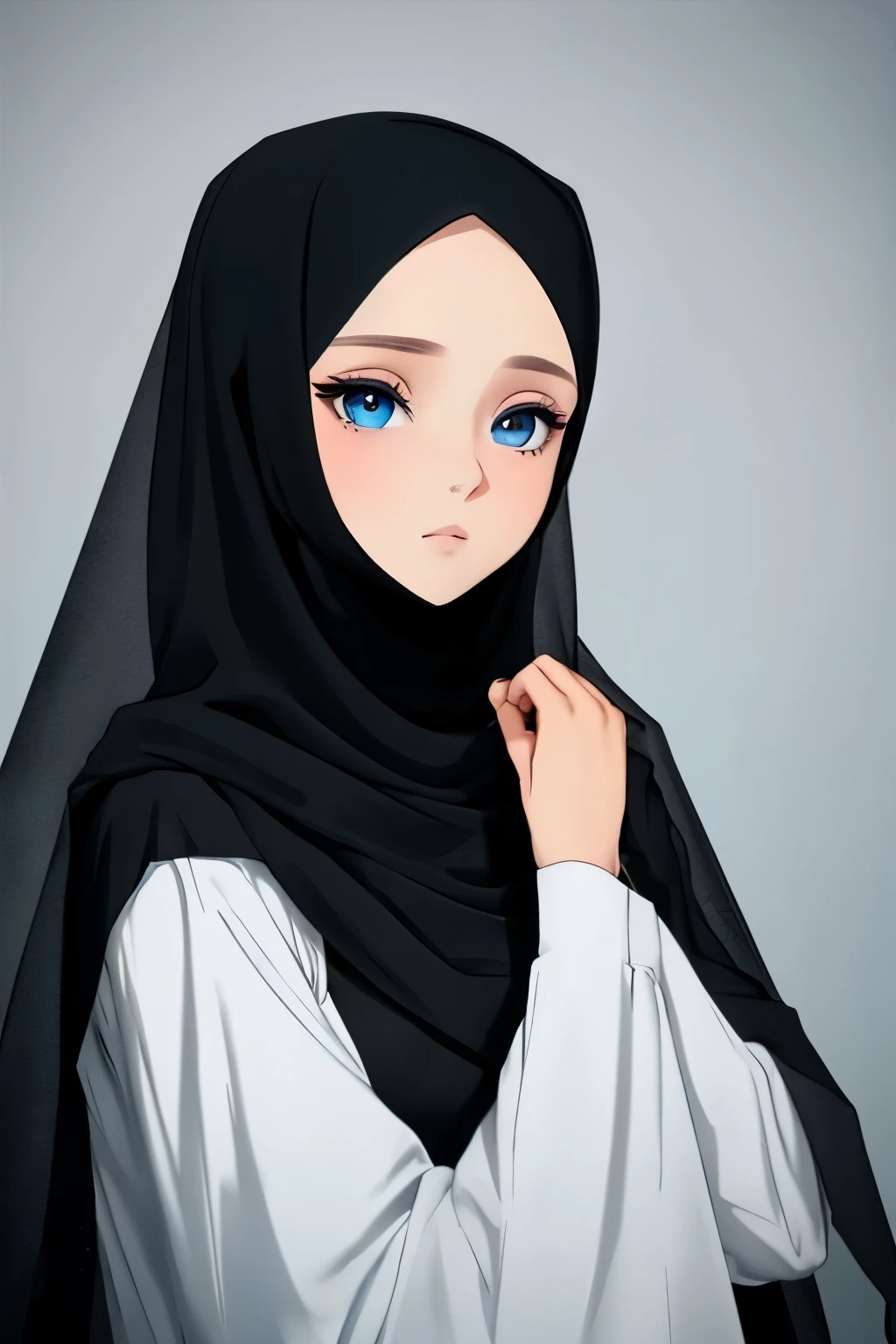 (Mesmerizing Hijab Girl Wallpaper 8K)
