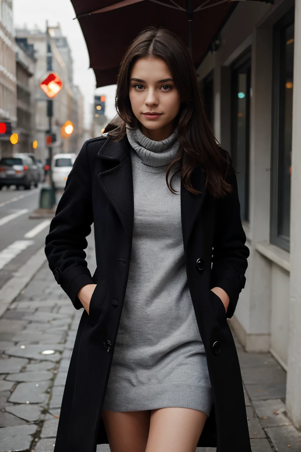 Girl with Overcoat