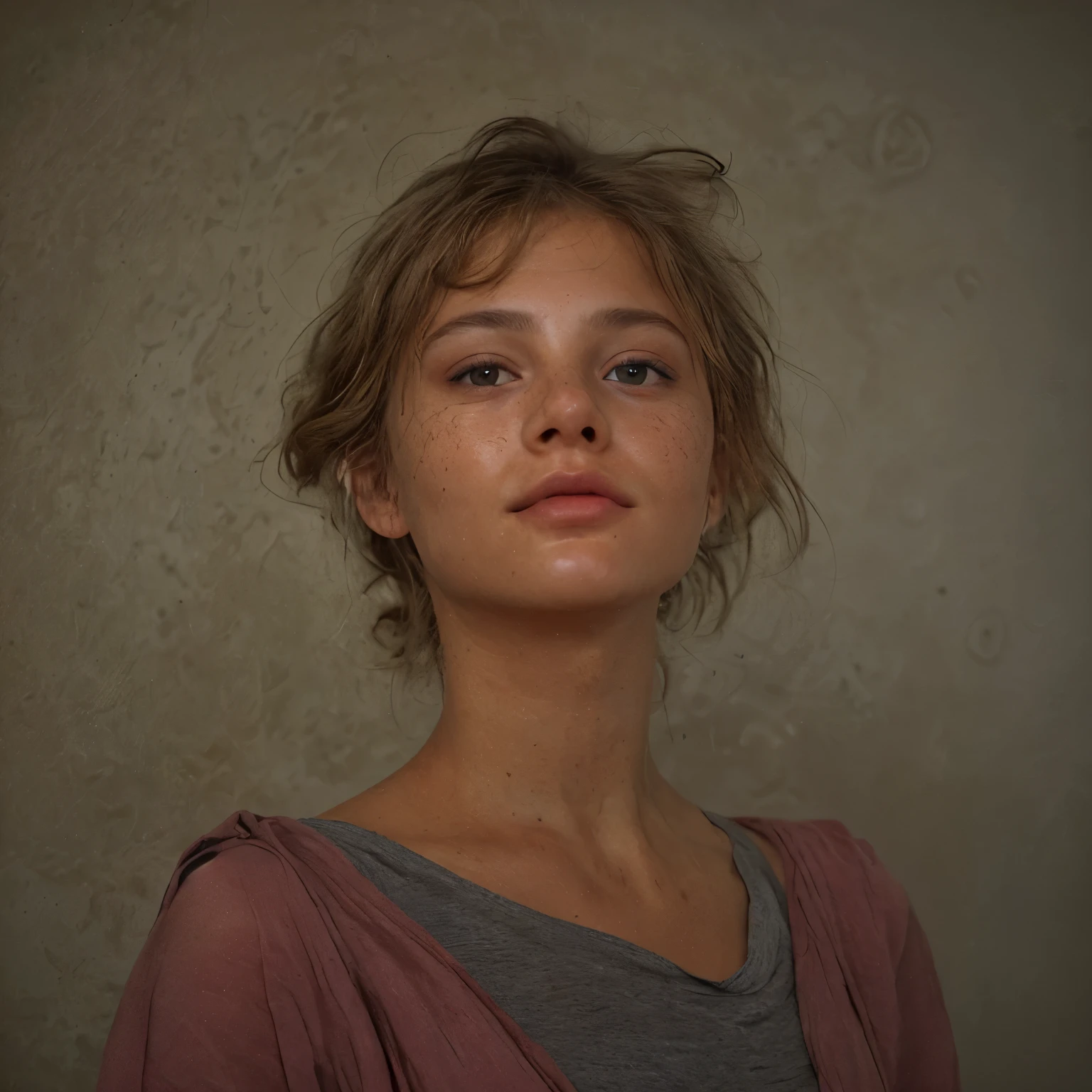 Very realistic photo, smooth skin