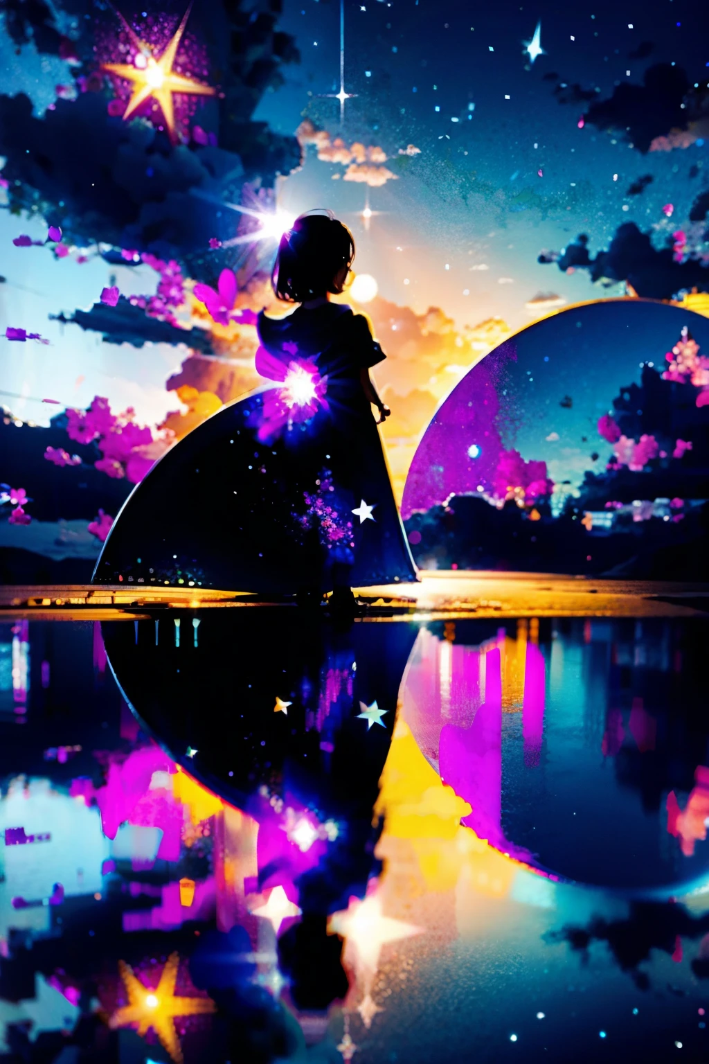 Star Girl、Magical Journey、Beautiful views、high resolution、19:6