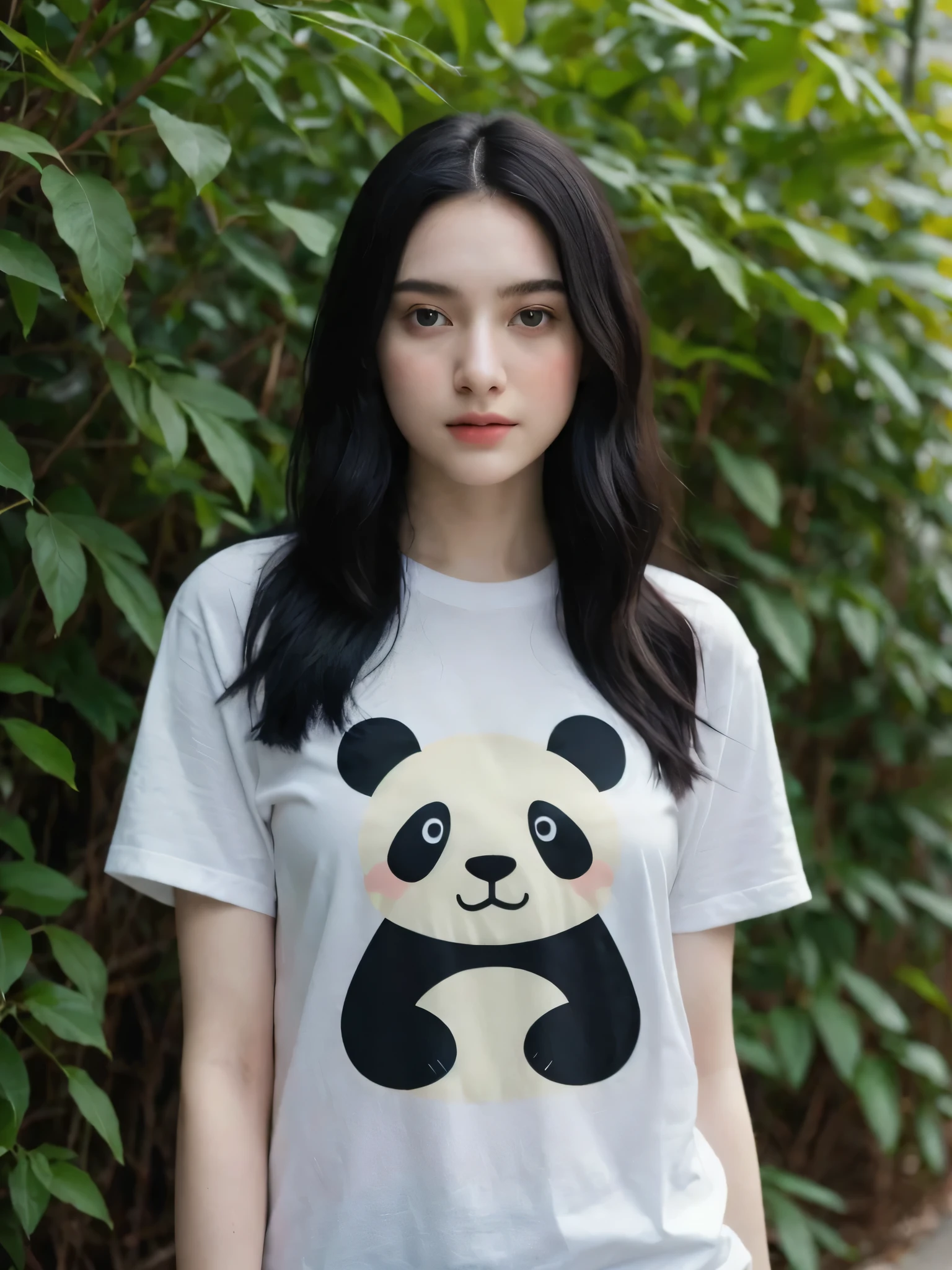 Beautiful girl, pale skin